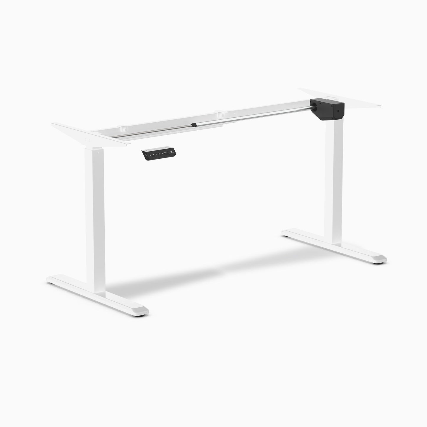 Desky - Single Sit Stand Desk Frame - Matte Black - Serious Techies