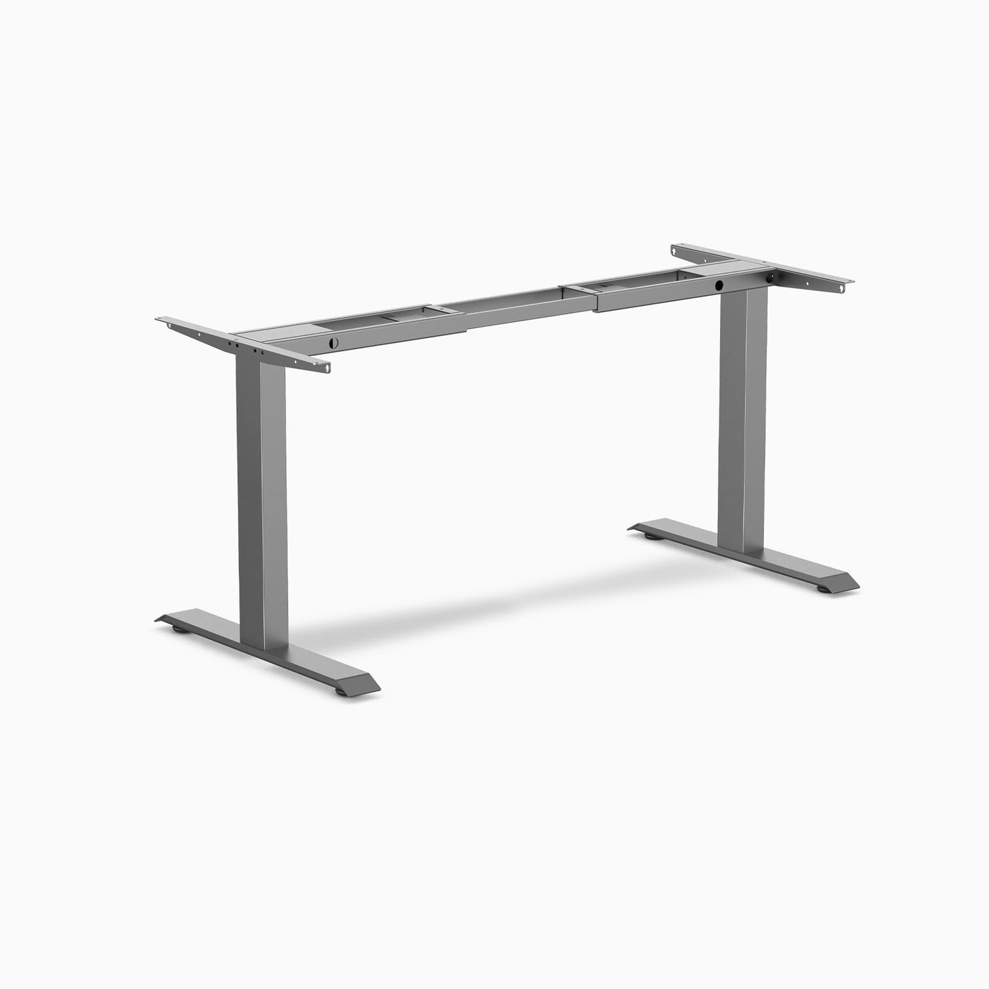 Desky - Zero Fixed Office Desk Frame - Gray - Serious Techies