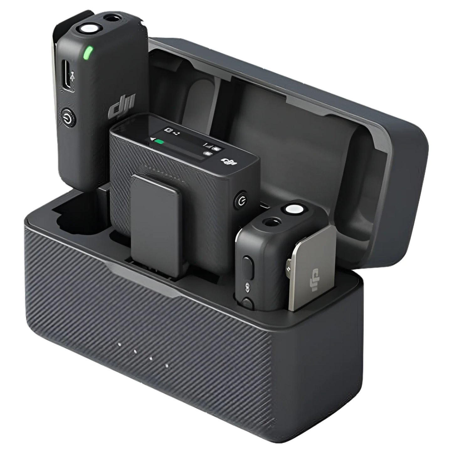 DJI - Mic 2-Person Digital Wireless Microphone System with 2X Lavalier Mics, 2.4 Ghz - Serious Techies