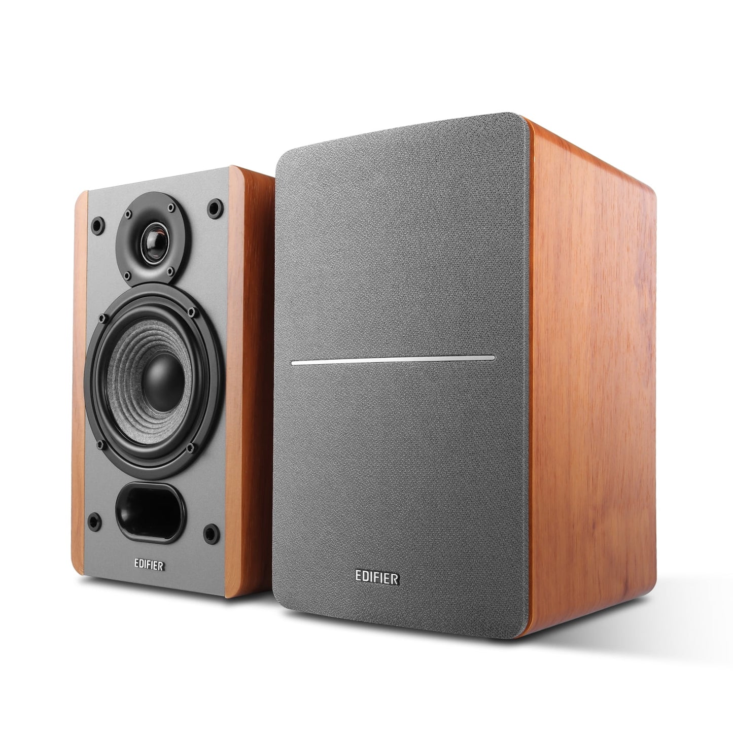 Edifier - P17 Passive Bookshelf Speakers - 2-Way Speakers with Built-In Wall-Mount Bracket - Serious Techies