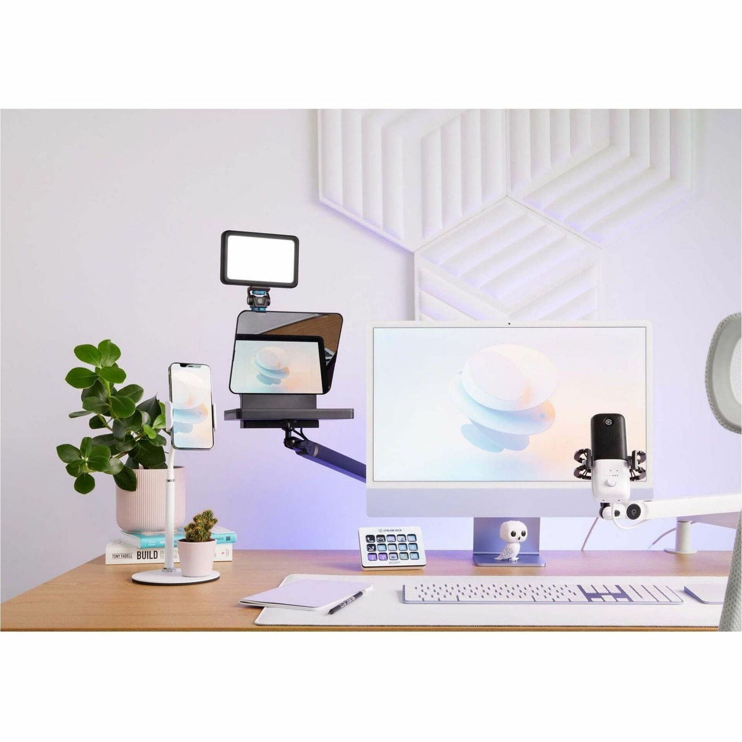 Elgato - Prompter with Display - 8.6" Height X 8.8" Width X 11.1" Depth - Serious Techies