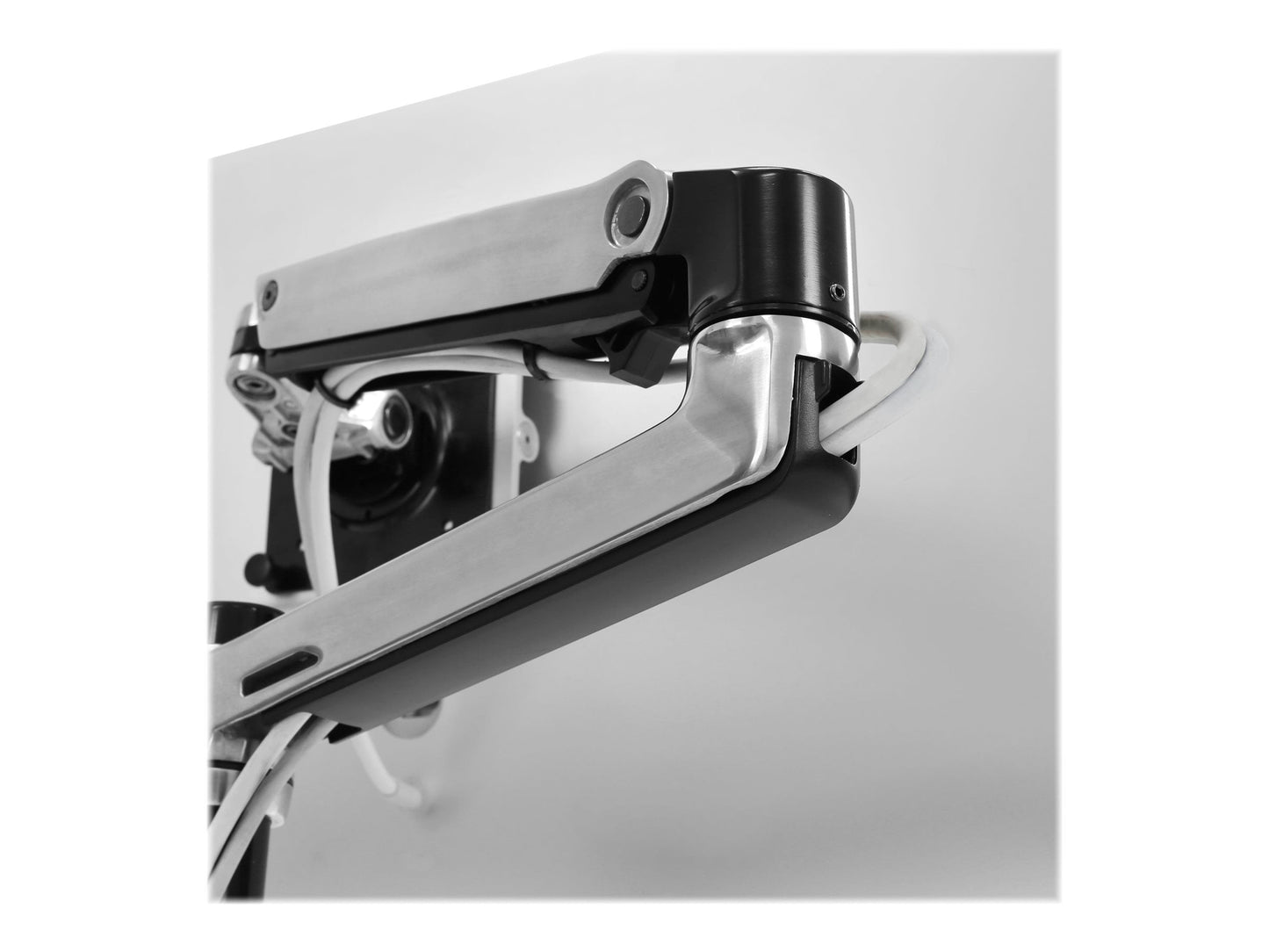 Ergotron - LX Extension for LX Arm (Polished Aluminum) - Serious Techies