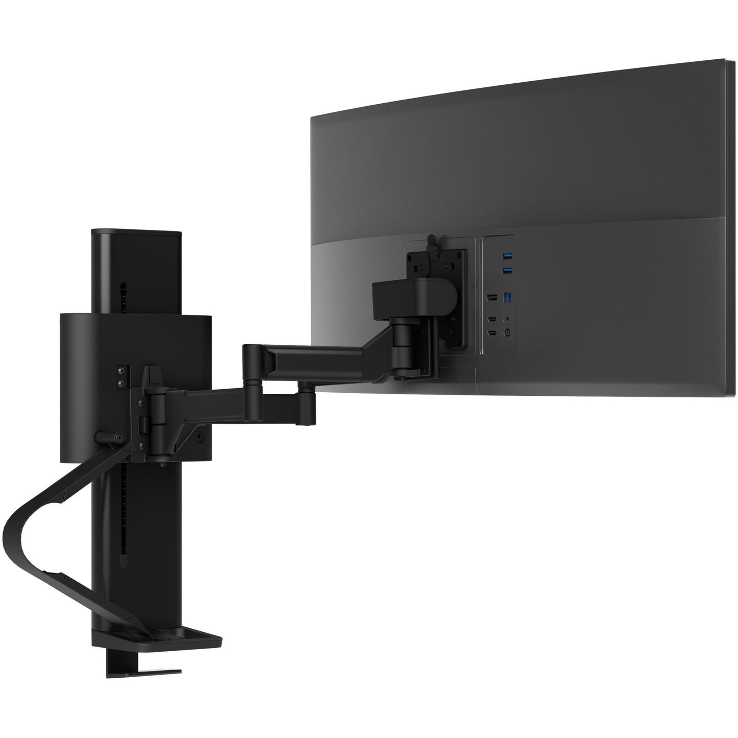 Ergotron - TRACE Desk Mount for Monitor, LCD Display - Matte Black (45-630-224) - Serious Techies