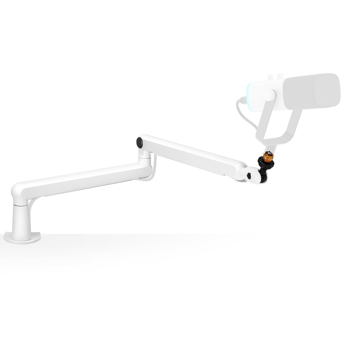 FIFINE - BM88 Low Profile Microphone Boom Arm Stand, Heavy Duty Desk Mic Arm, 29In Adjustable Length with Cable Management, Mount & Adapter for Podcast, Streaming, Gaming - Serious Techies