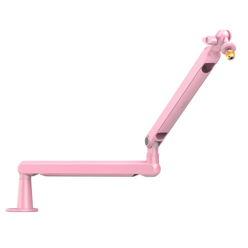 FIFINE - BM88 Low Profile Microphone Boom Arm, Adjustable Stick Microphone Arm Stand with Desk Mount Clamp, Screw Adapter, Cable Management, for Podcast Audio Streaming Gaming Studio - Serious Techies