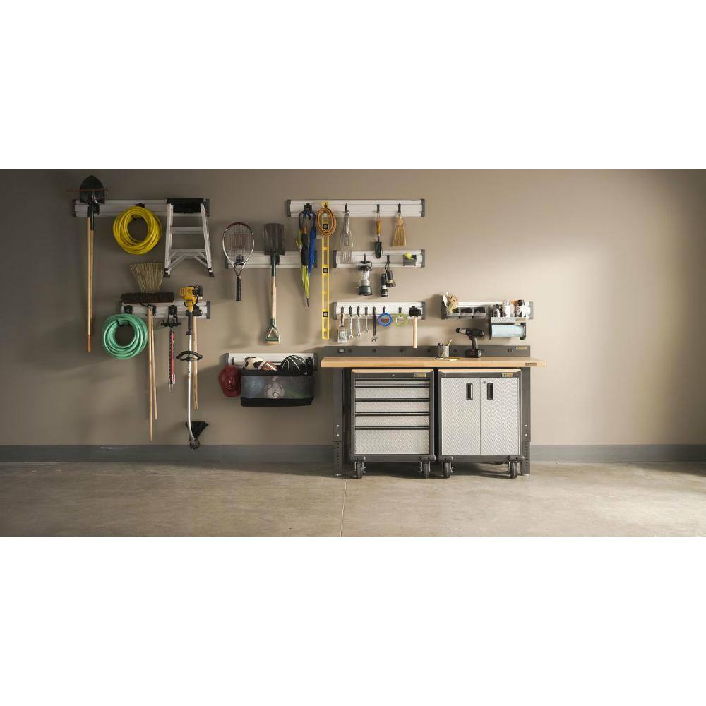 HUSKY - 6 Ft. Adjustable Height Birch Top Workbench - Serious Techies