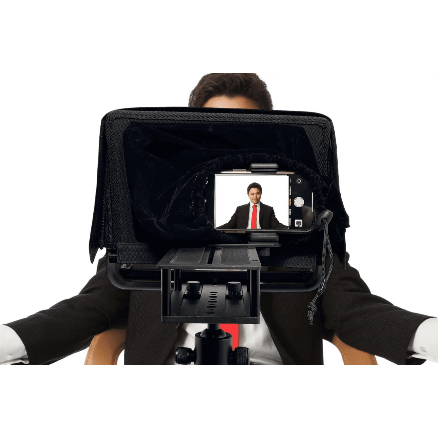 Glide Gear - TMP100 Adjustable Teleprompter Beam Splitter 70/30 Glass, 10" X 8" - Serious Techies