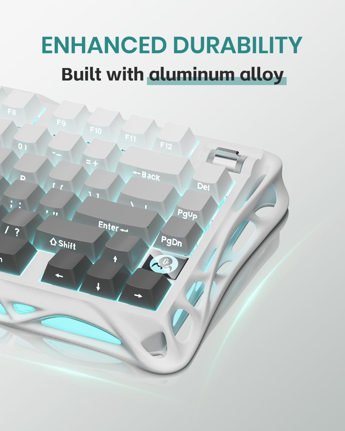 GravaStar - Mercury K1 75% Wireless Mechanical Gaming Keyboard, Aluminum Alloy Exoskeleton Design, Gasket Custom Keyboard Hot-Swap Socket, Linear Switches, RGB Backlit - Serious Techies