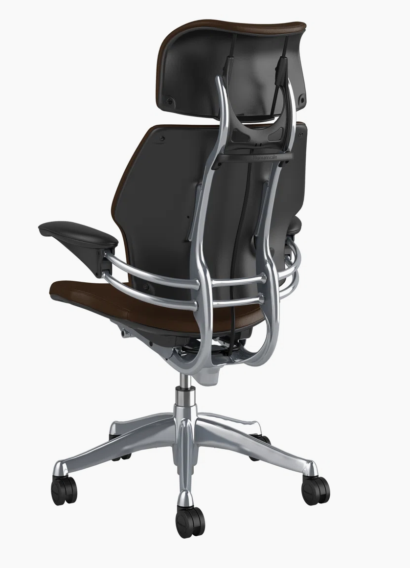 Humanscale - Freedom Headrest Task Chair Genuine Leather - Serious Techies