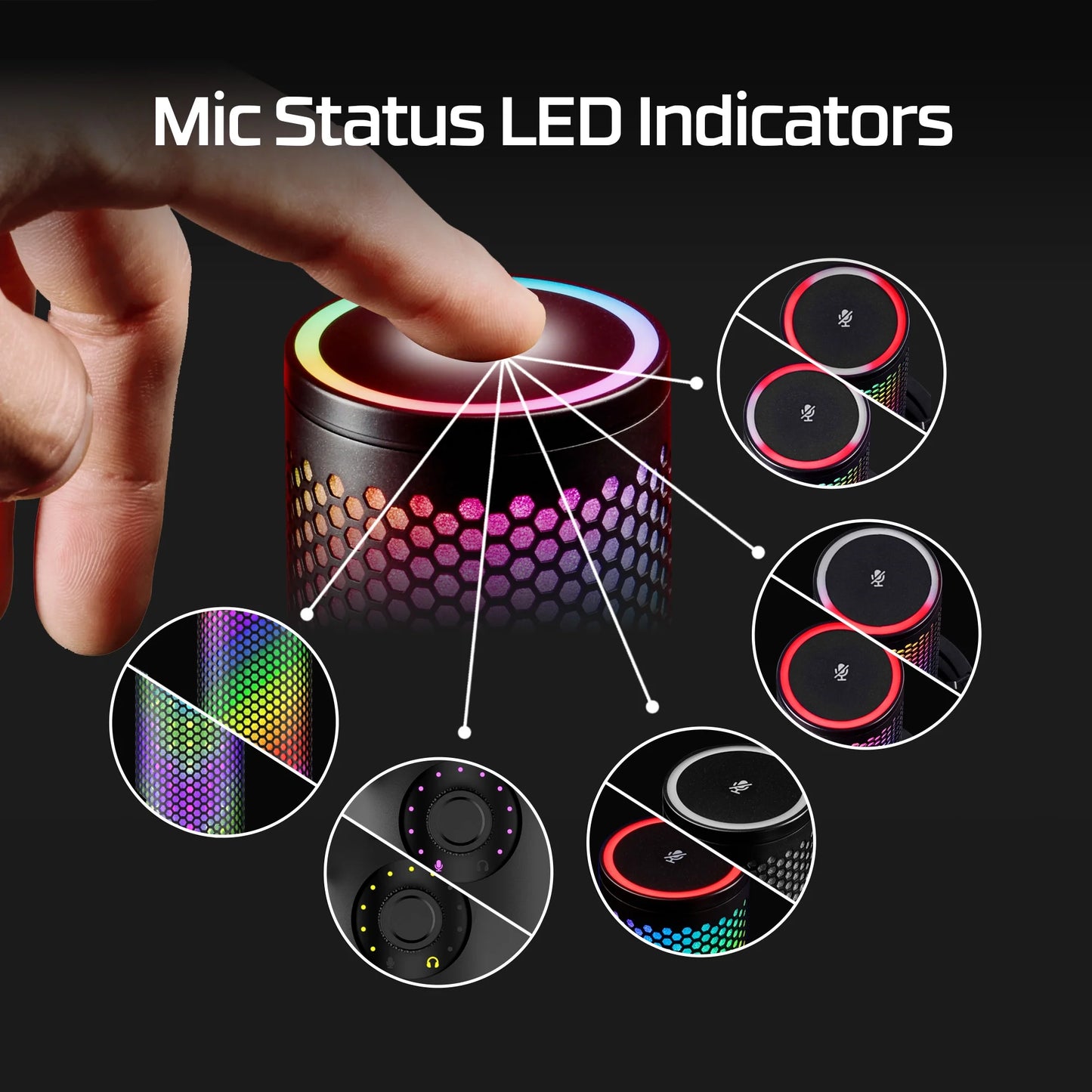 HyperX - QuadCast 2 S - RGB USB Microphone - Serious Techies