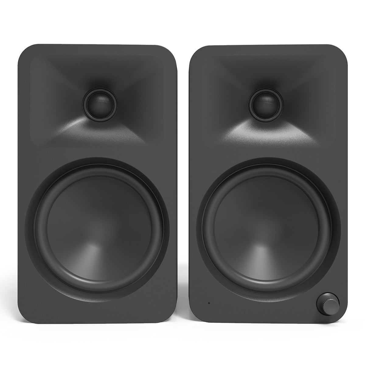 Kanto - ORA4 Powered Bluetooth Desktop Speakers - Pair (Matte Black) - Serious Techies