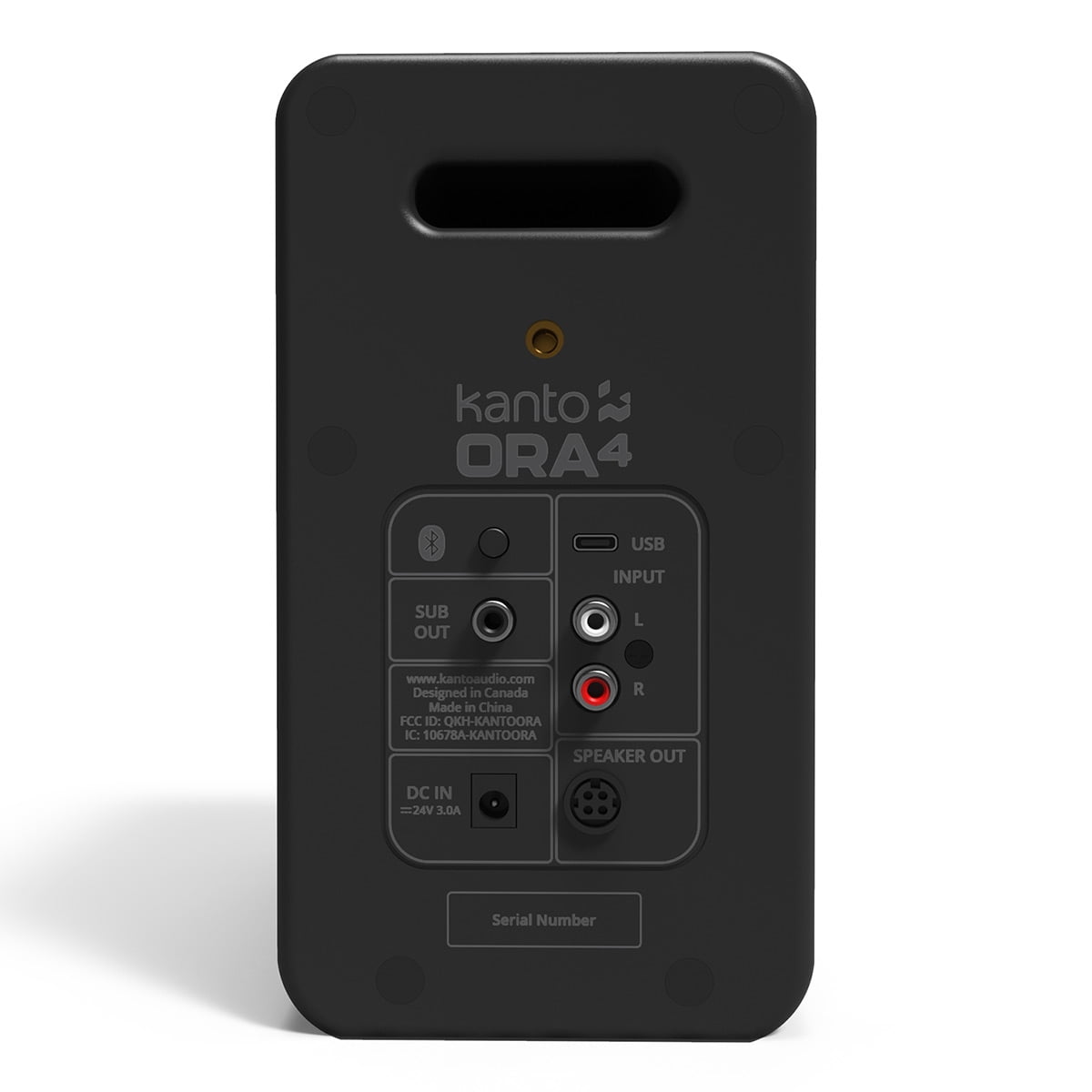 Kanto - ORA4 Powered Bluetooth Desktop Speakers - Pair (Matte Black) - Serious Techies