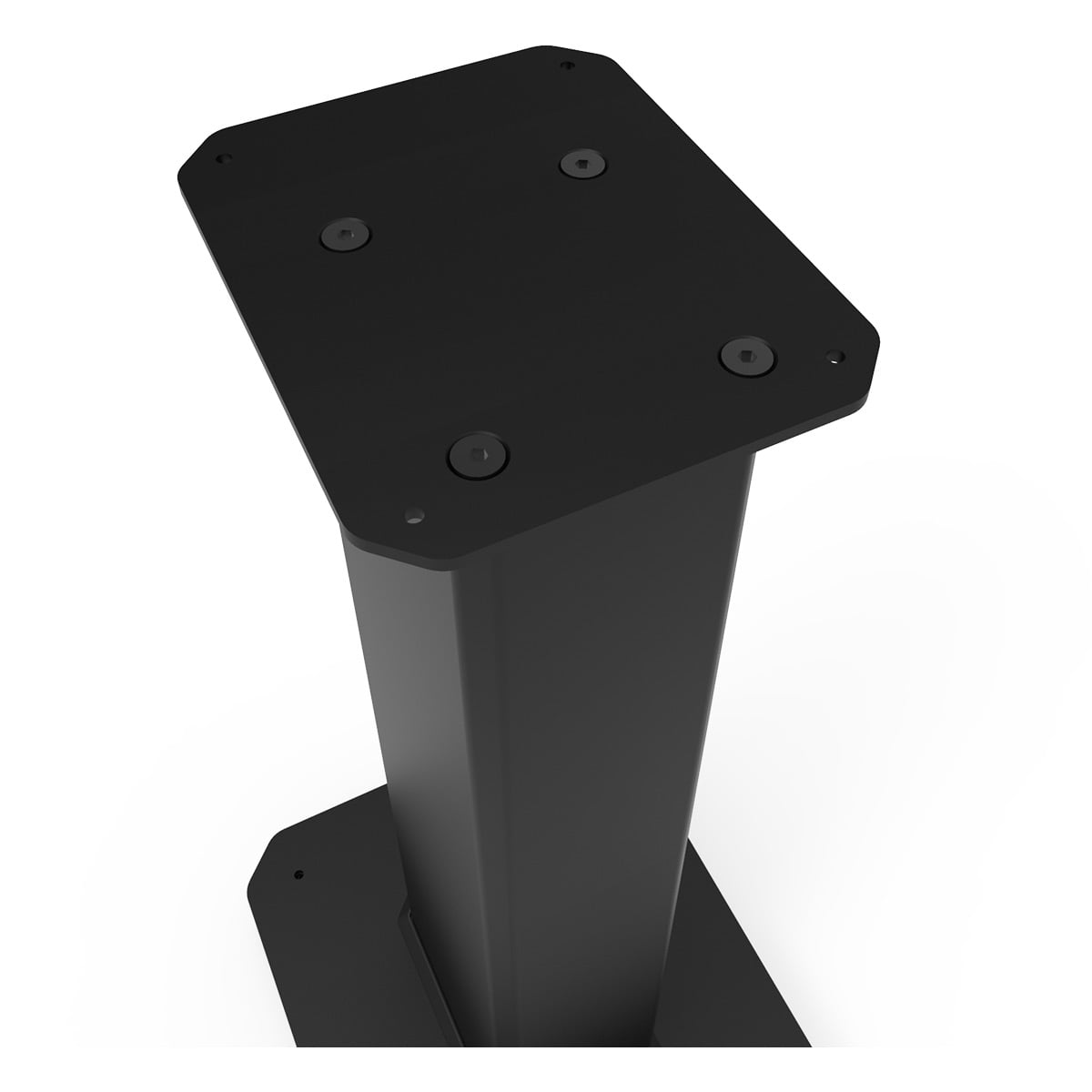 Kanto - SX22 22" Tall Fillable Speaker Stands with Isolation Feet - Pair (Black) - Serious Techies