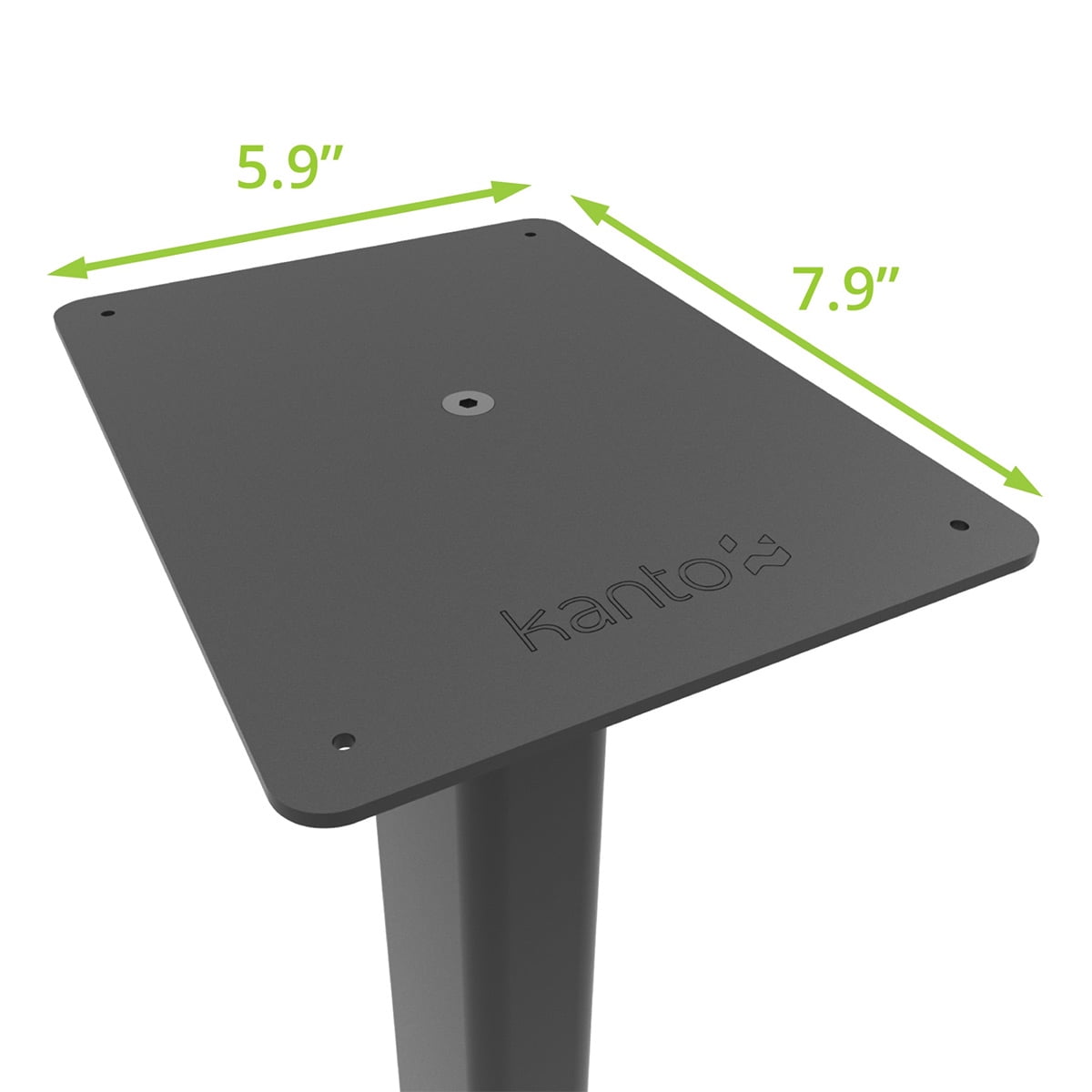 Kanto - ST34 34 Inch Universal Bookshelf Speaker Floor Stand (Pair) - Black - Serious Techies