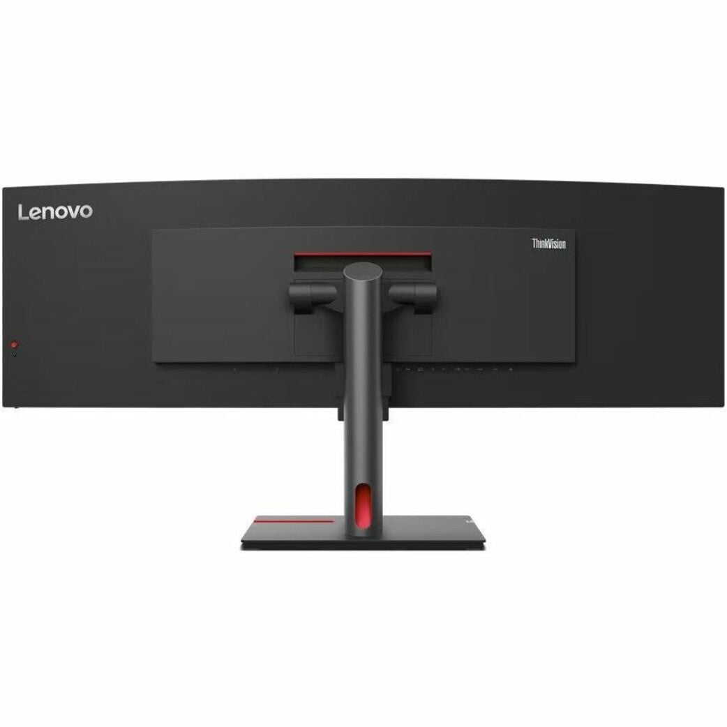 Lenovo - Thinkvision 49\" 5120 X 1440 LED Cable Lock Slot, Anti-Glare Curved Monitor, Raven Black, P49W-30 - Serious Techies