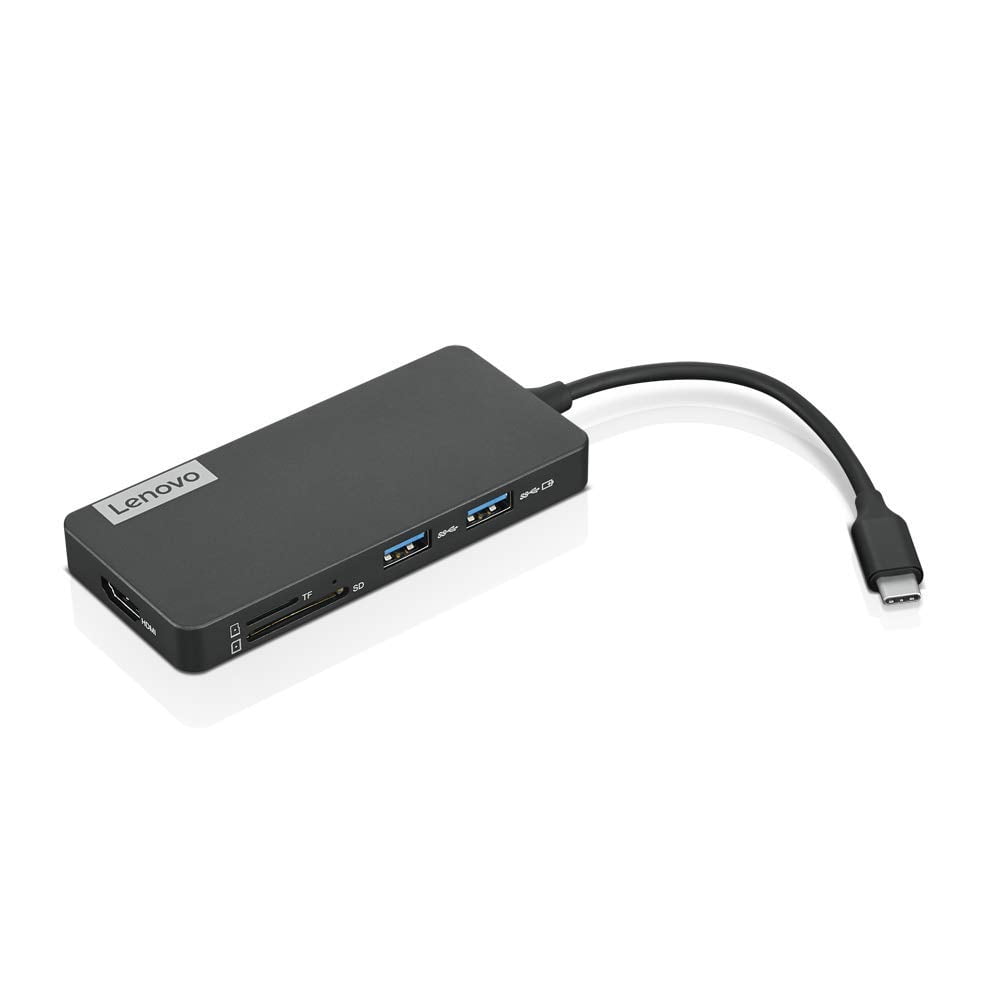 Lenovo - USB-C 7-In-1 Laptop Docking Station, Retail Packaging, with Accessories Included - Serious Techies