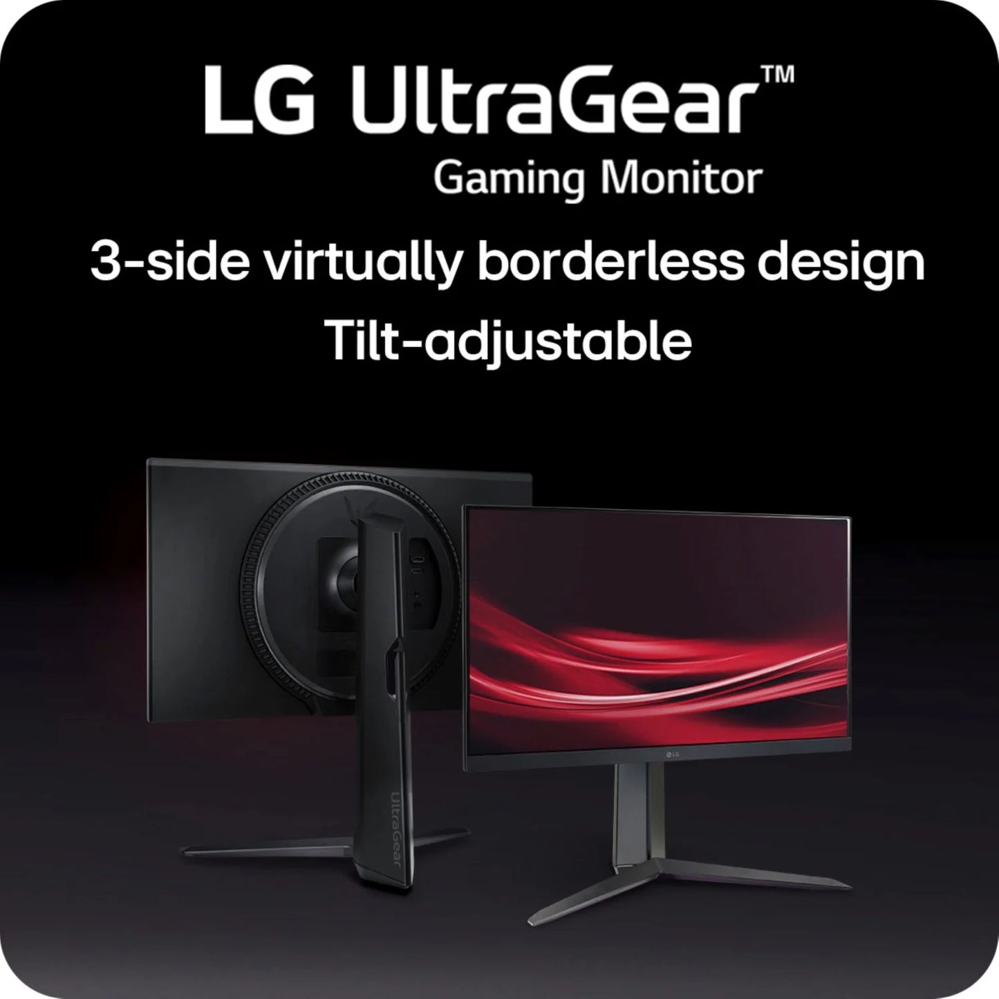 LG - 27" Ultragear FHD 1080P 180Hz Gaming Monitor, Black, 27GS40W-B - Serious Techies