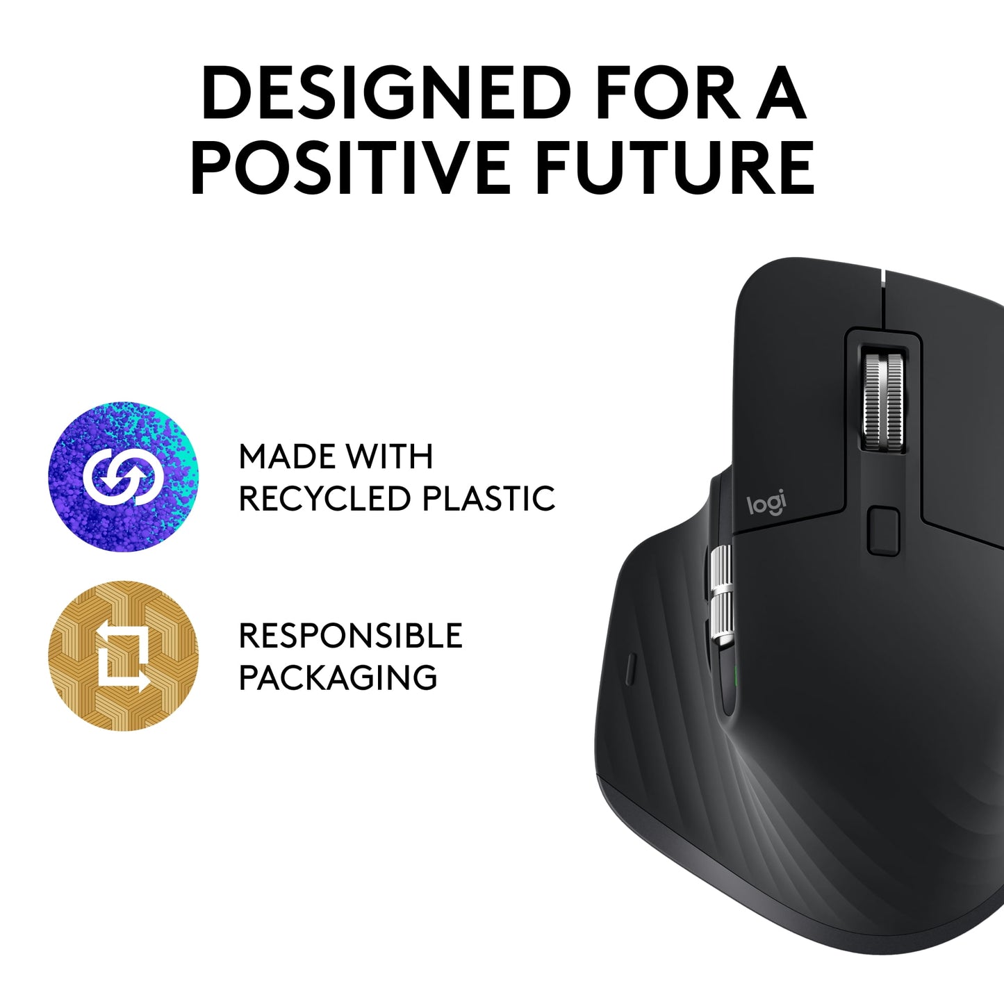 MX Master 3S, Wireless Performance Mouse, Ergo, 8K DPI, Quiet Clicks, USB-C, Black _Serious Techies