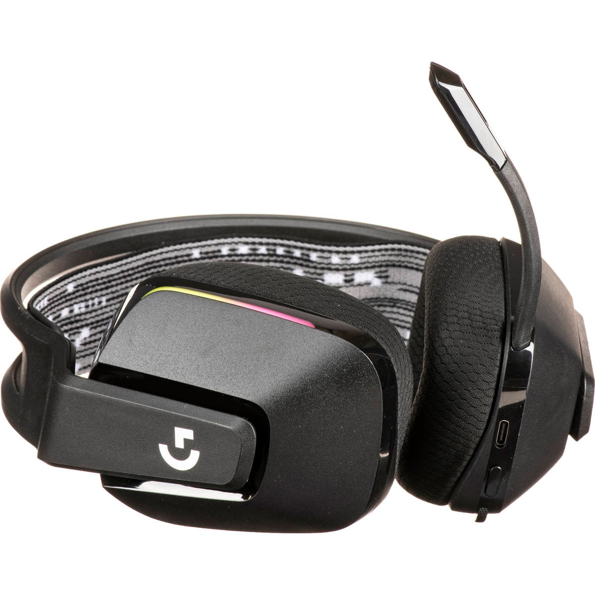 Logitech - G733 LIGHTSPEED Wireless Gaming Headset with Suspension Headband, LIGHTSYNC RGB, Blue VO!CE Mic Technology and PRO-G Audio Drivers, Black - Serious Techies