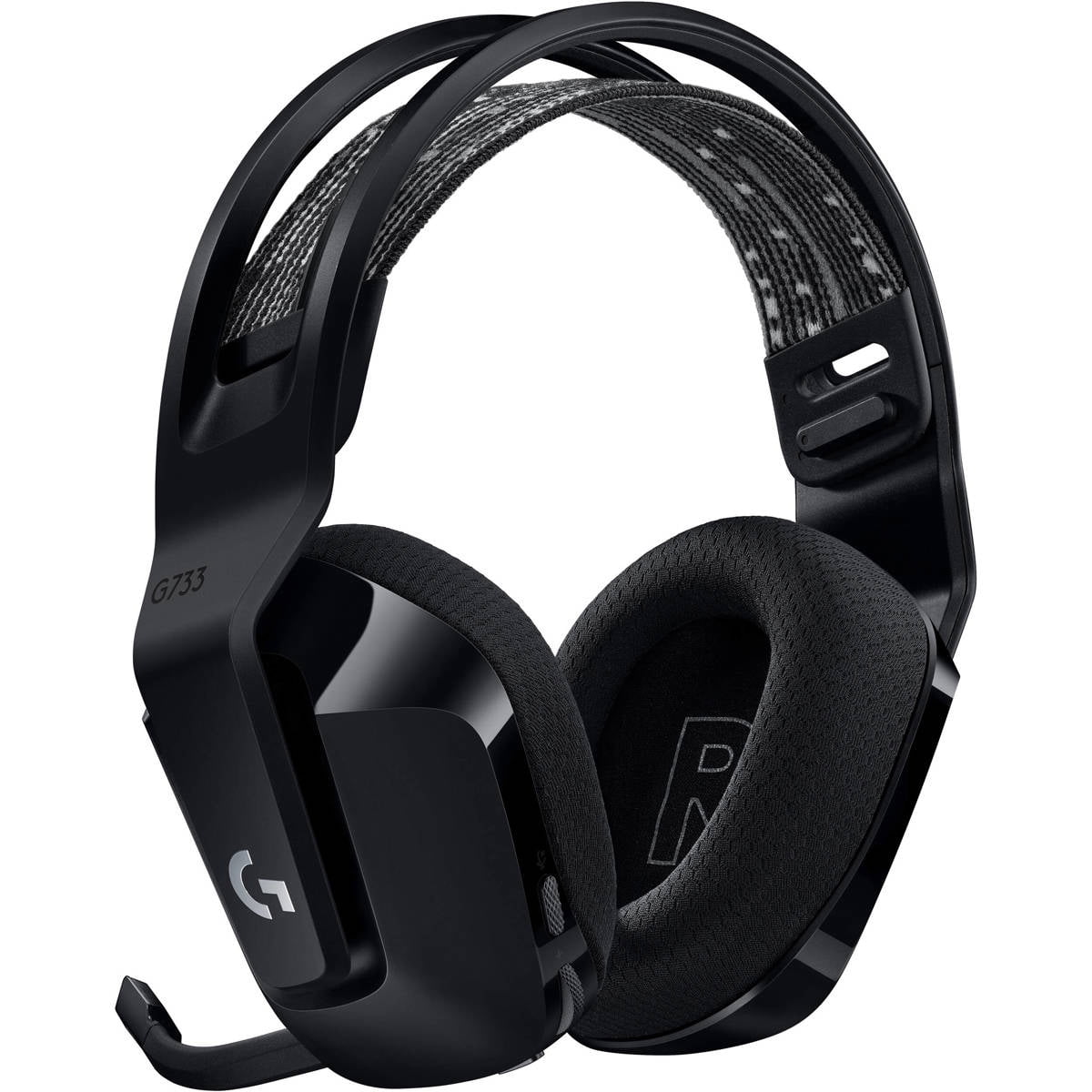 Logitech - G733 LIGHTSPEED Wireless Gaming Headset with Suspension Headband, LIGHTSYNC RGB, Blue VO!CE Mic Technology and PRO-G Audio Drivers, Black - Serious Techies