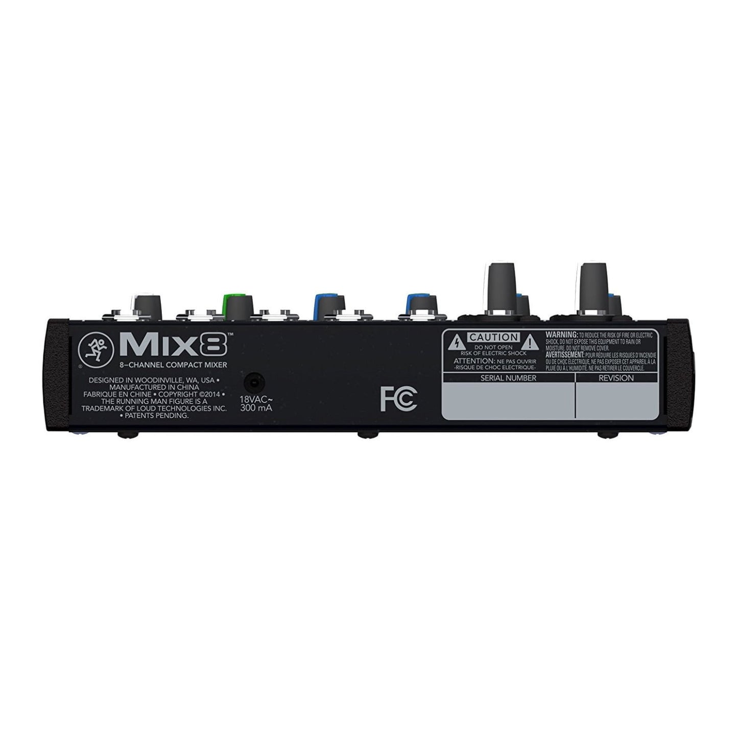 Mackie - Mix8 Durable Recording Studio 8 Channel Compact Mixer with 3 Band EQ - Serious Techies