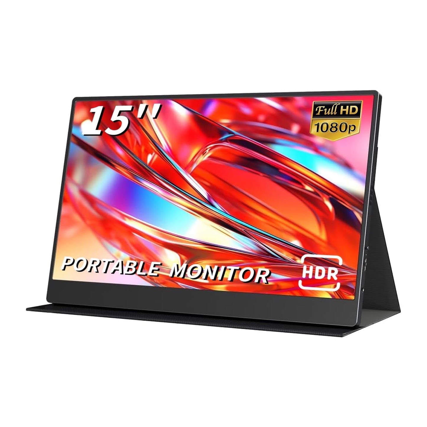 mayceyee - Portable Monitor for Laptop 15 Inch,Fhd 1080P USB C Travel Monitor External IPS HDMI for Computer, Second Display Screen Extender with Kickstand for PC Phone Switch PS4/5 - Serious Techies