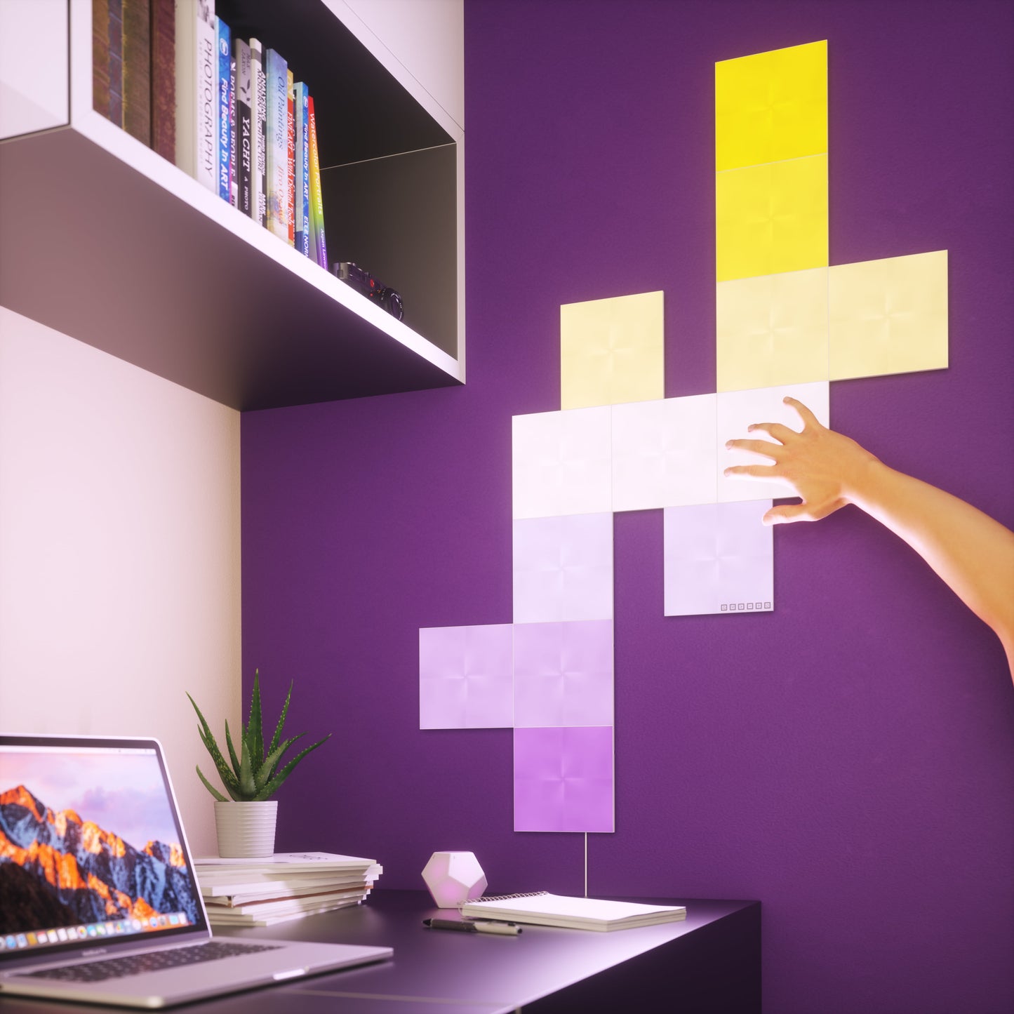 Nanoleaf - Canvas Expansion Pack - 4 Light Panels - White Finish - Multicolor - Serious Techies
