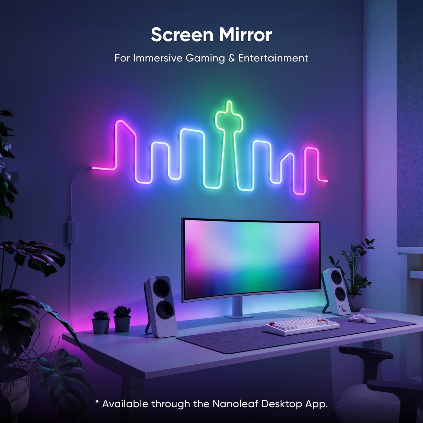 Nanoleaf - Essentials Matter LED Rope Light, Multicolor Lightstrip, 5M (16.4Ft), Indoor - Serious Techies