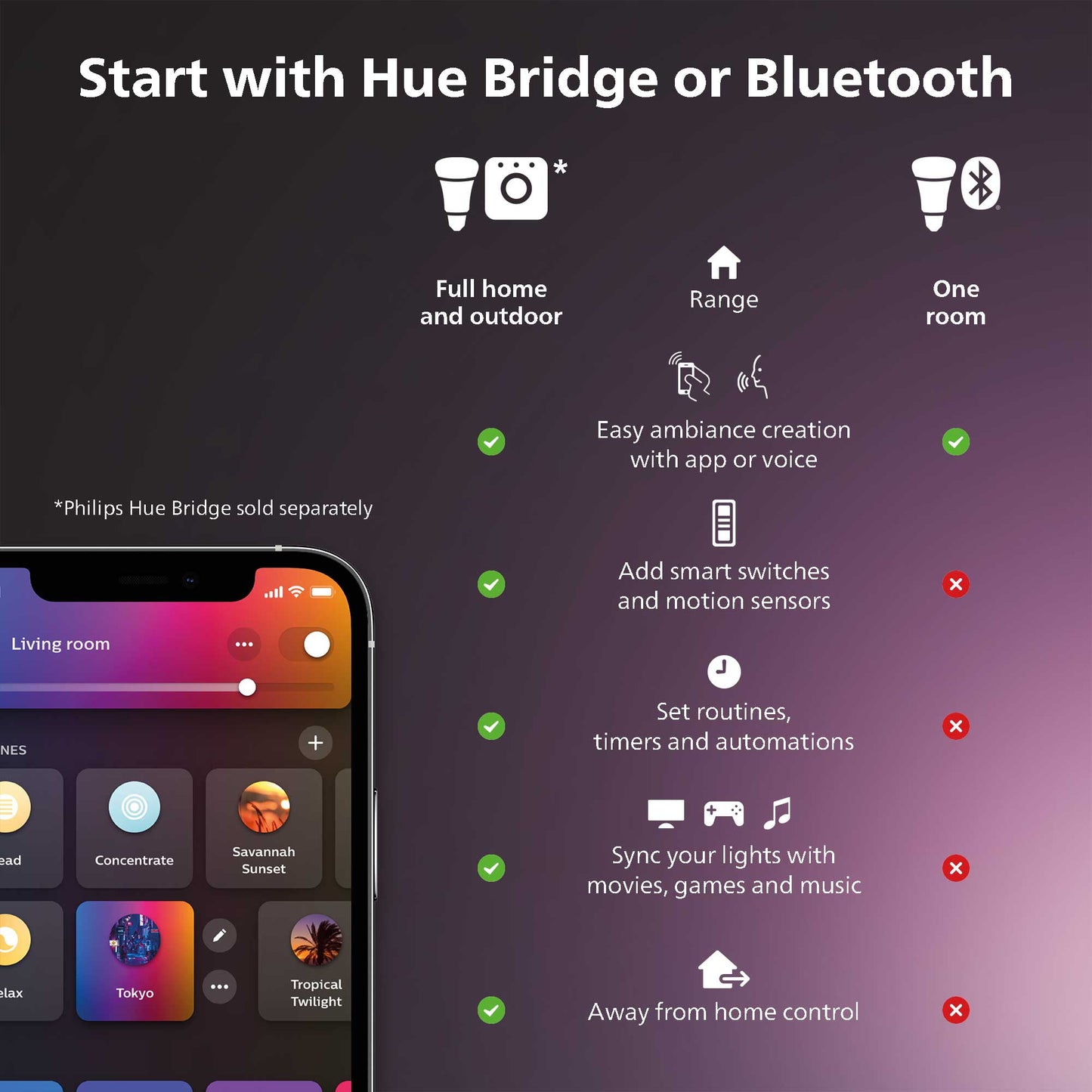 Philips Hue - Play Gradient Lightstrip 75" - Serious Techies