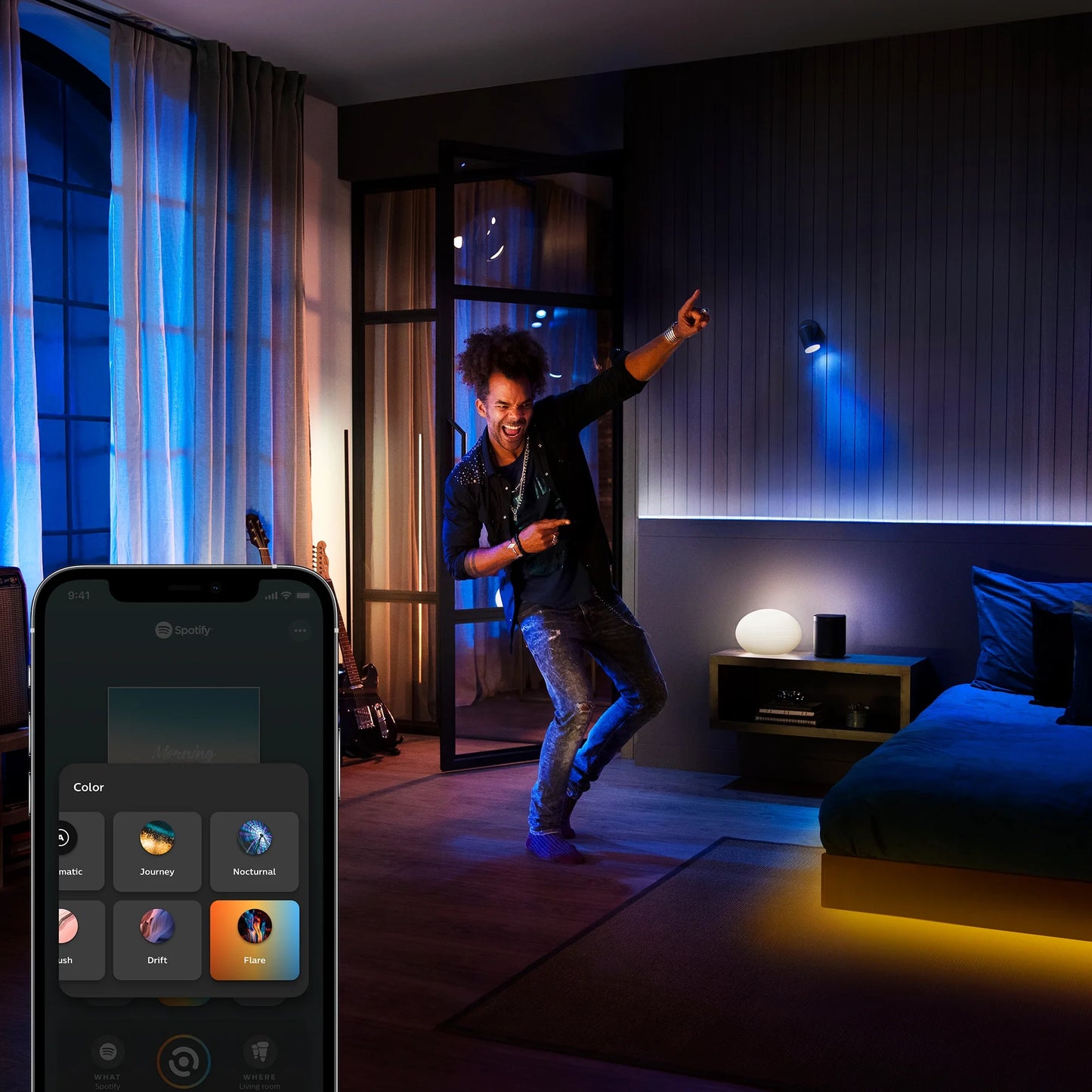 Philips Hue - Play Integrated LED Light Bar 2-Pack, Black - Serious Techies