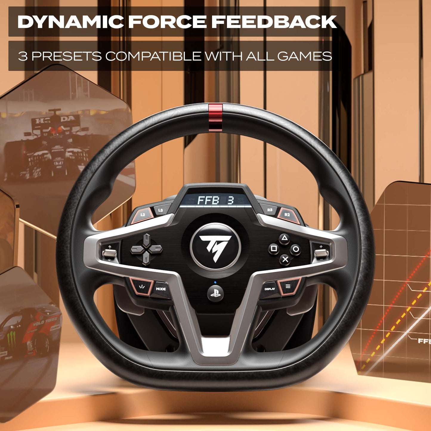 Thrustmaster - Gaming Steering Wheel - Serious Techies