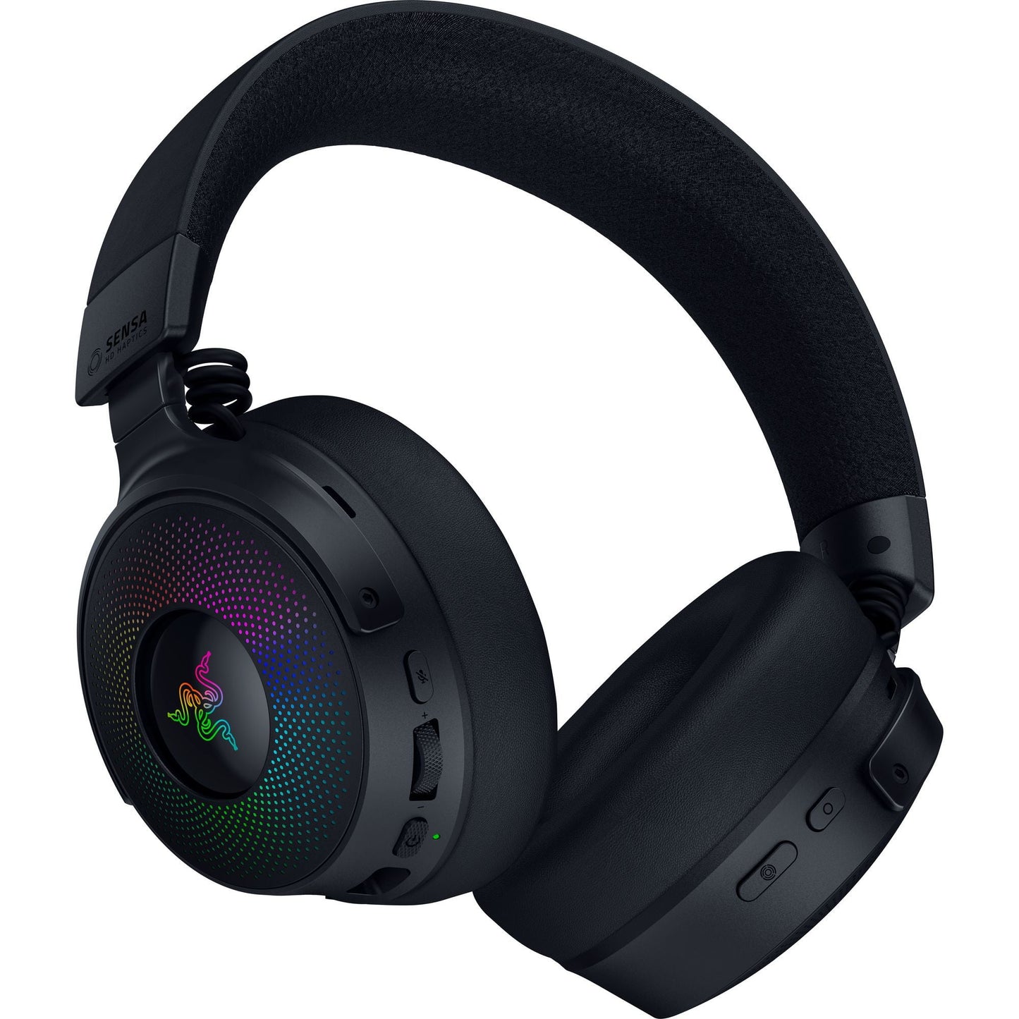 Razer - Kraken V4 Pro Wireless Gaming Headset with Control Hub, RGB Chroma, Black - Serious Techies