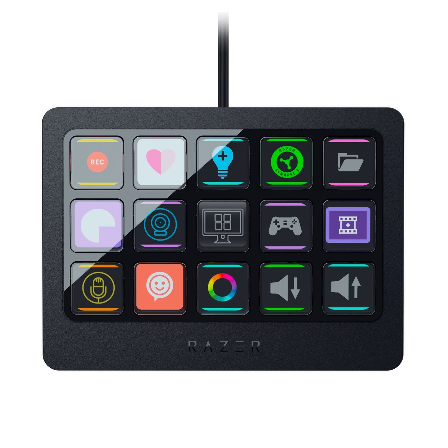 Razer - Stream Controller X - All-In-One Keypad for Streaming and Content Creation, 15 Buttons, Black - Serious Techies