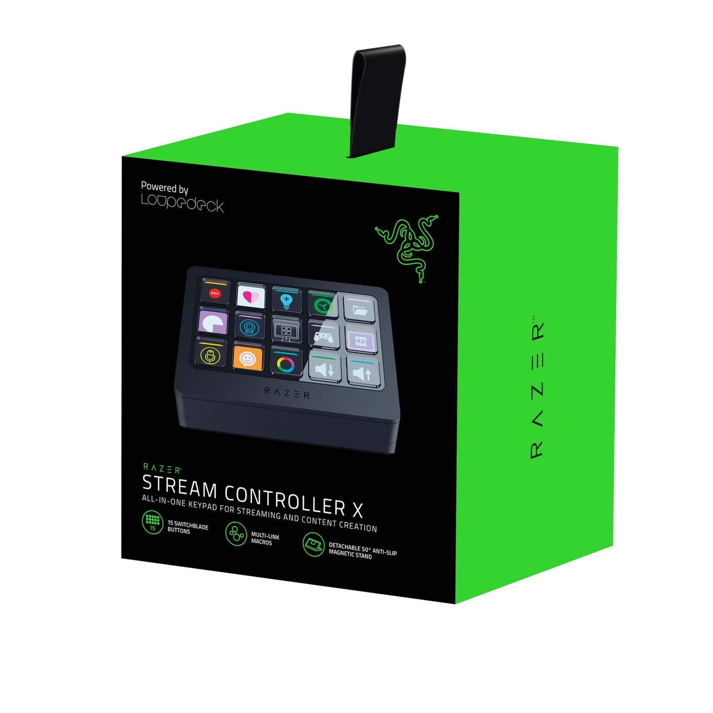 Razer - Stream Controller X - All-In-One Keypad for Streaming and Content Creation, 15 Buttons, Black - Serious Techies