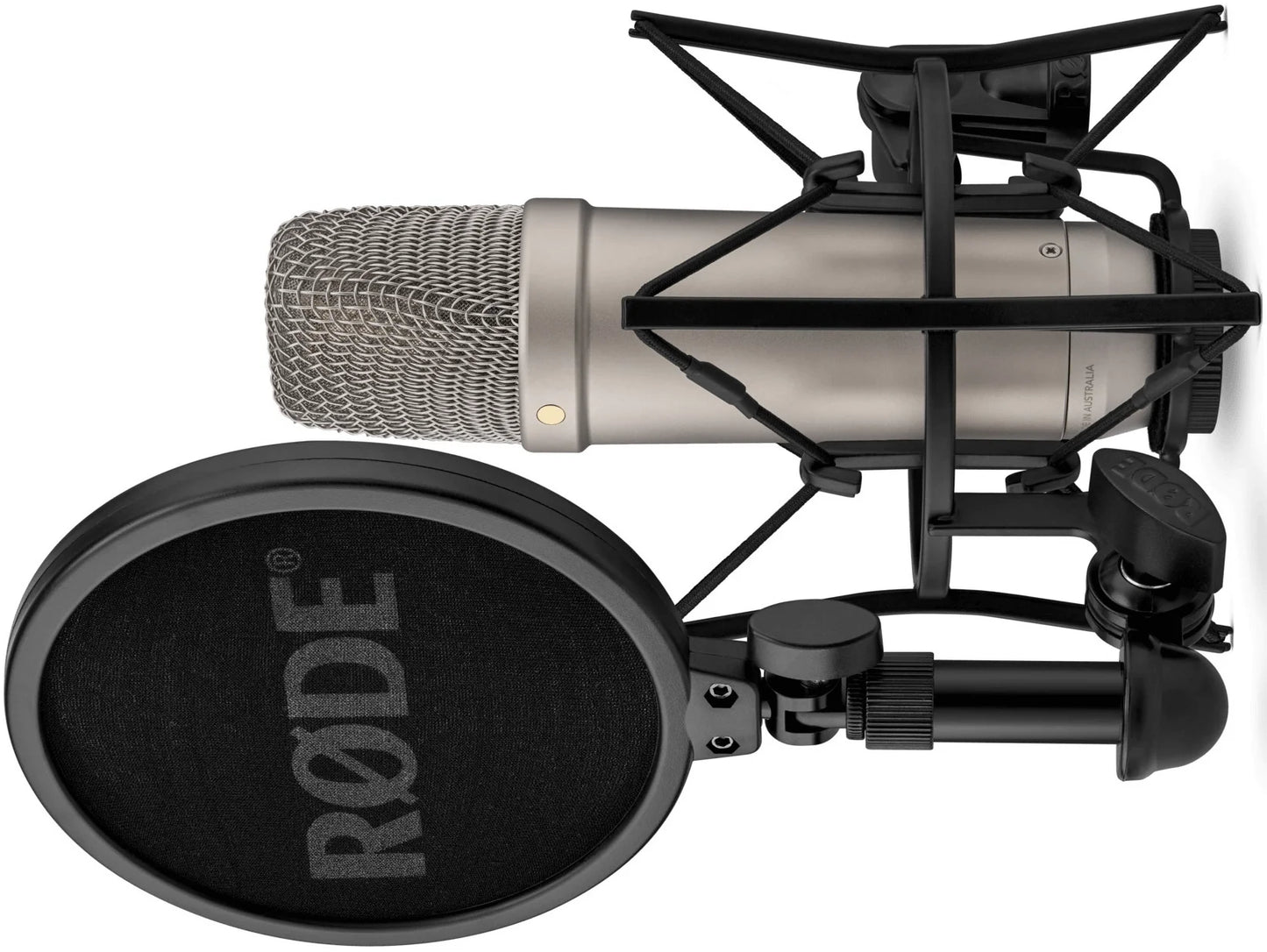 RODE - NT1 5Th Generation Condenser Microphone, SM6 Shockmount, Pop Filter, Silver - Serious Techies