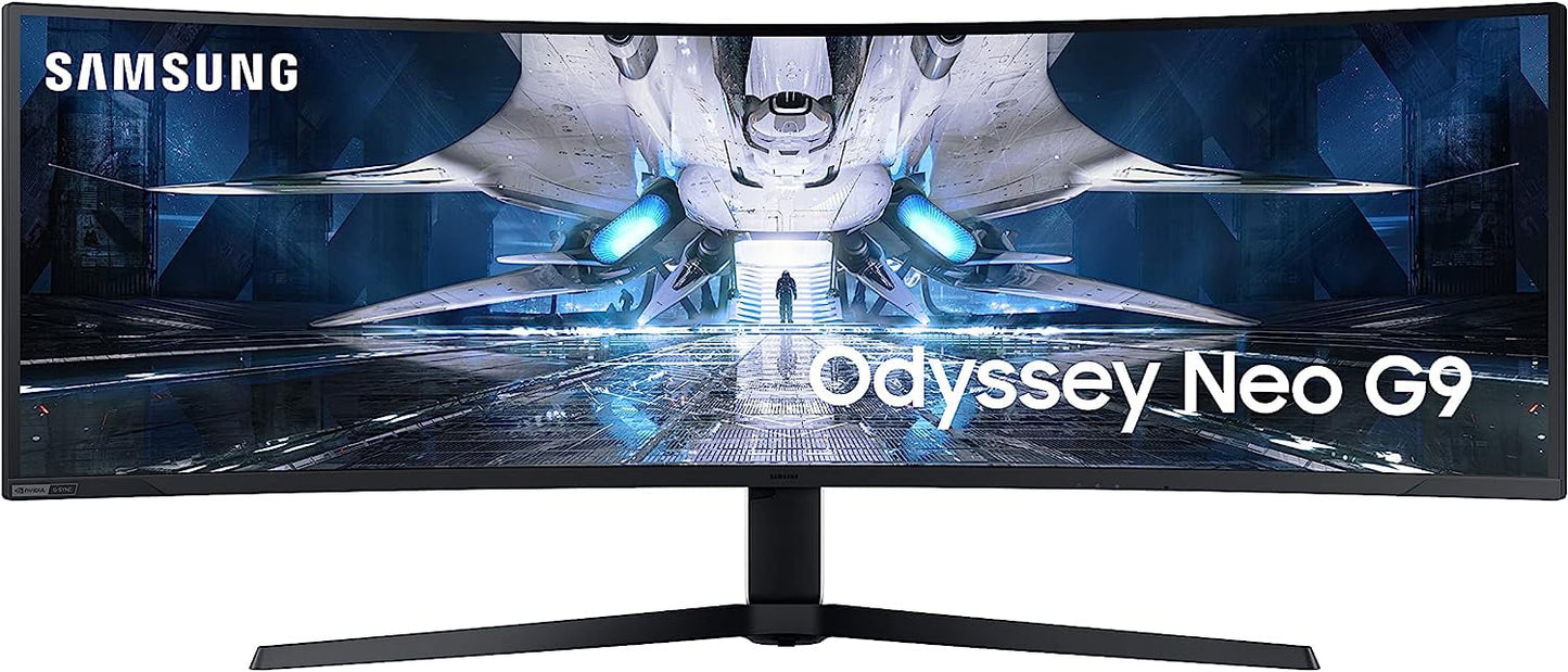 Samsung - 49" Class Odyssey Neo G9 Dual QHD 240Hz 1Ms G-Sync Compatible Quantum HDR2000 Curved Gaming Monitor - LS49AG952NNXZA - Serious Techies