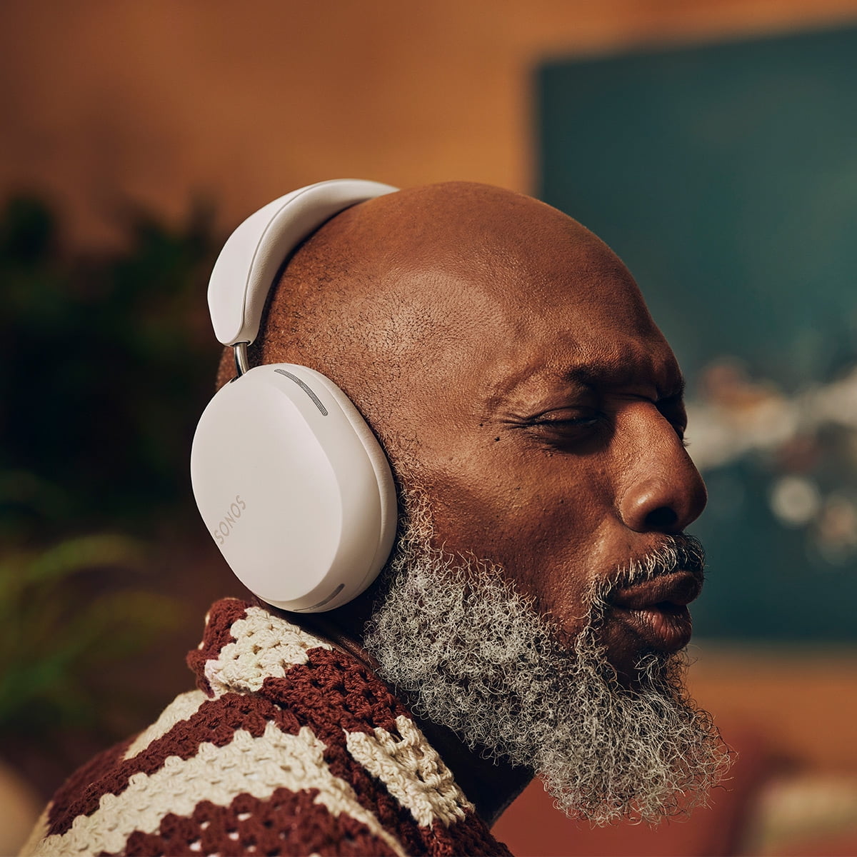 Sonos - Ace Wireless Noise Canceling over Ear Headphones, White - Serious Techies