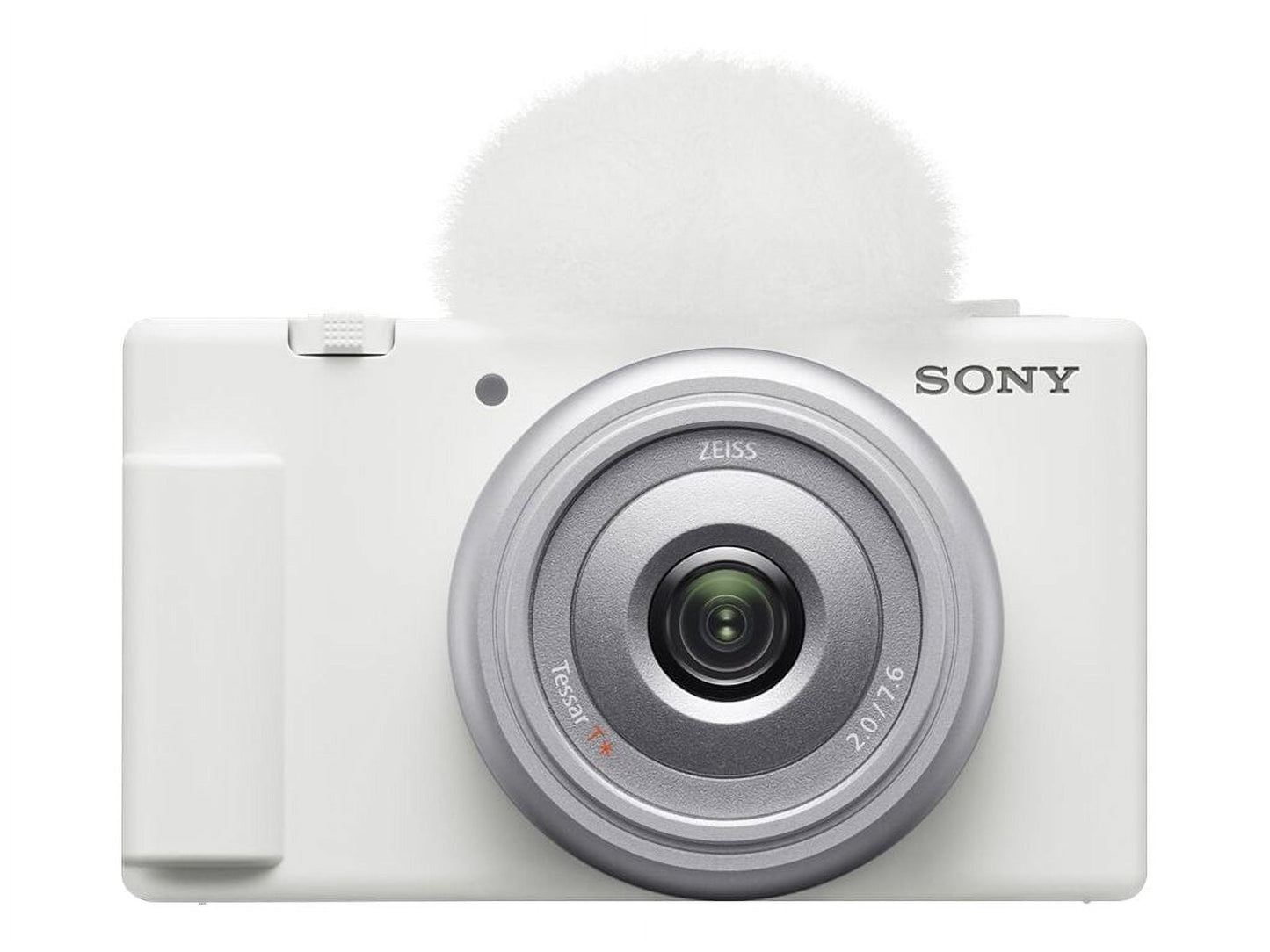 Sony - ZV-1F - Digital Camera - Compact - 20.1 MP - 4K / 30 Fps - ZEISS - Wi-Fi, Bluetooth - White - Serious Techies