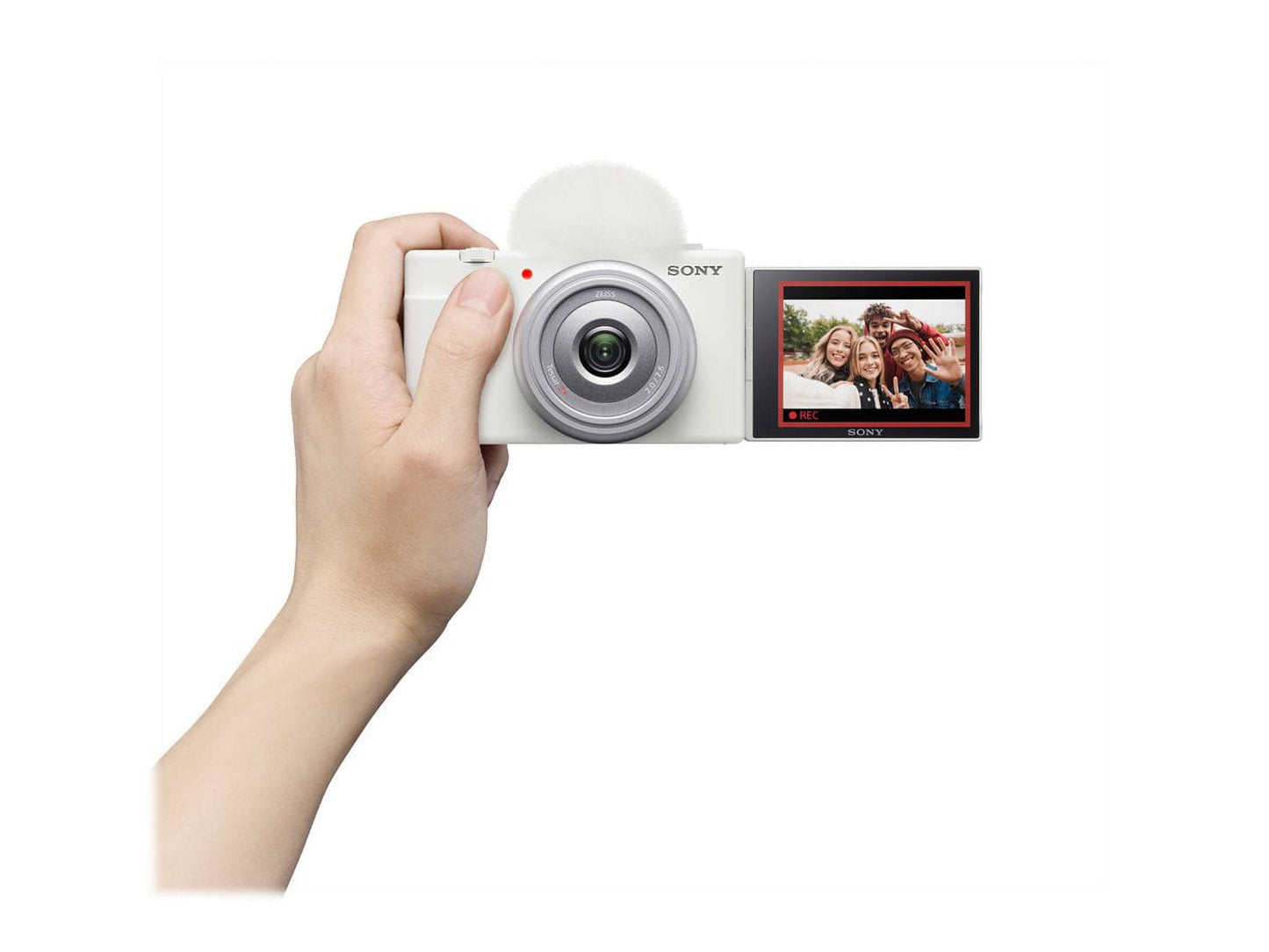Sony - ZV-1F - Digital Camera - Compact - 20.1 MP - 4K / 30 Fps - ZEISS - Wi-Fi, Bluetooth - White - Serious Techies