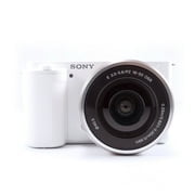 Sony - Alpha ZV-E10 - APS-C Interchangeable Lens Mirrorless Vlog Camera Kit - White - Serious Techies