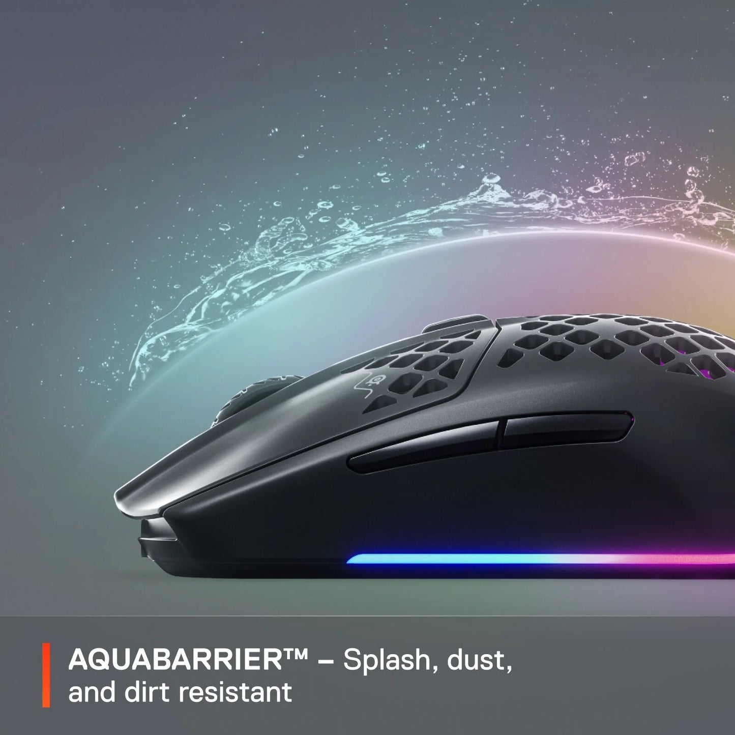 Aerox 3 Wireless Holey RGB Optical Gaming Mouse Ultra-Lightweight, Onyx - Serious Techies
