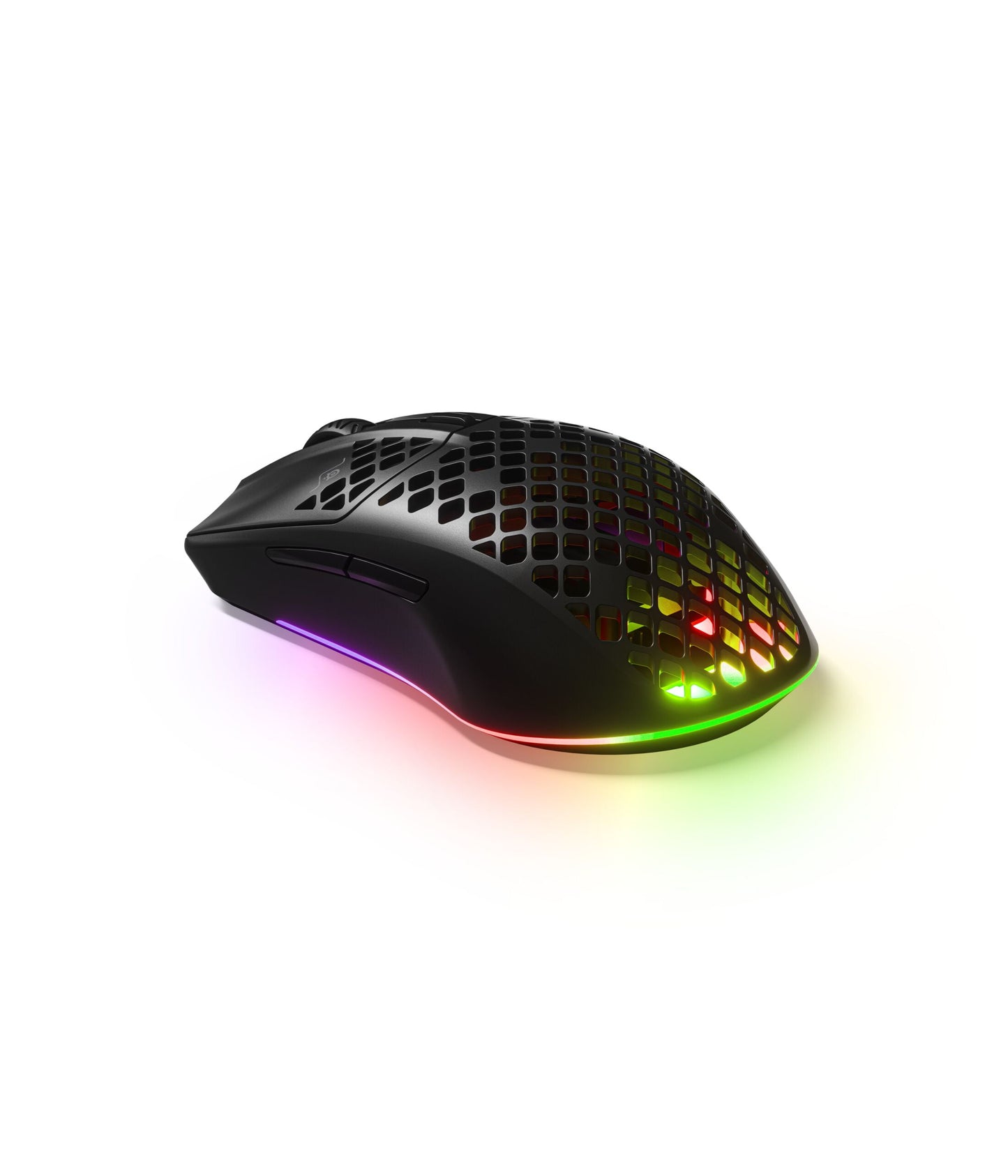 Aerox 3 Wireless Holey RGB Optical Gaming Mouse Ultra-Lightweight, Onyx - Serious Techies