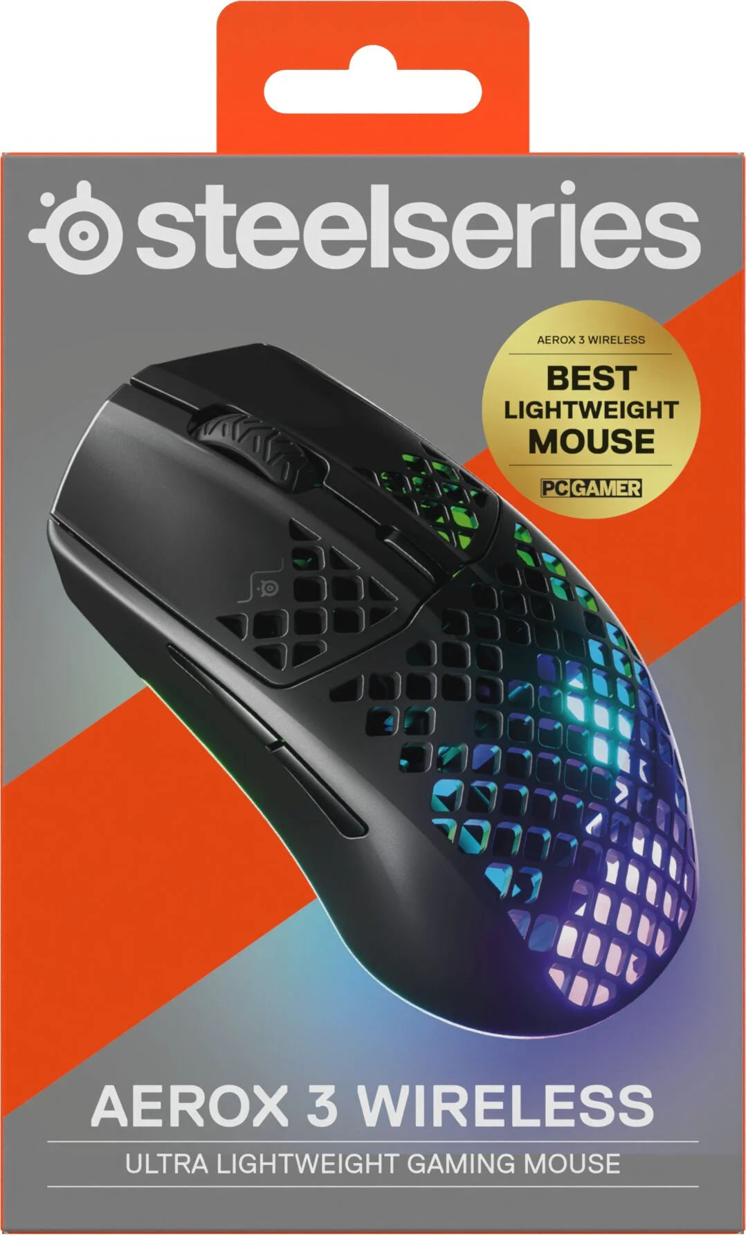 Aerox 3 Wireless Holey RGB Optical Gaming Mouse Ultra-Lightweight, Onyx - Serious Techies