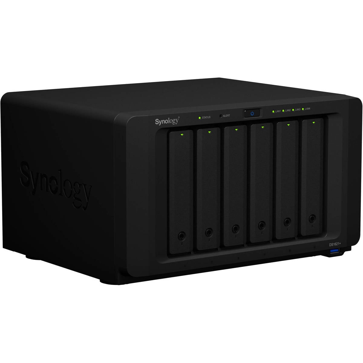 Synology - DiskStation DS1621+ 6-Bay NAS Enclosure, 4-Core 2.2Ghz, 4GB RAM, No HDD Bundle with Ironwolf 12TB SATA III 3.5" Internal NAS Hard Drive, 7200 RPM - Serious Techies