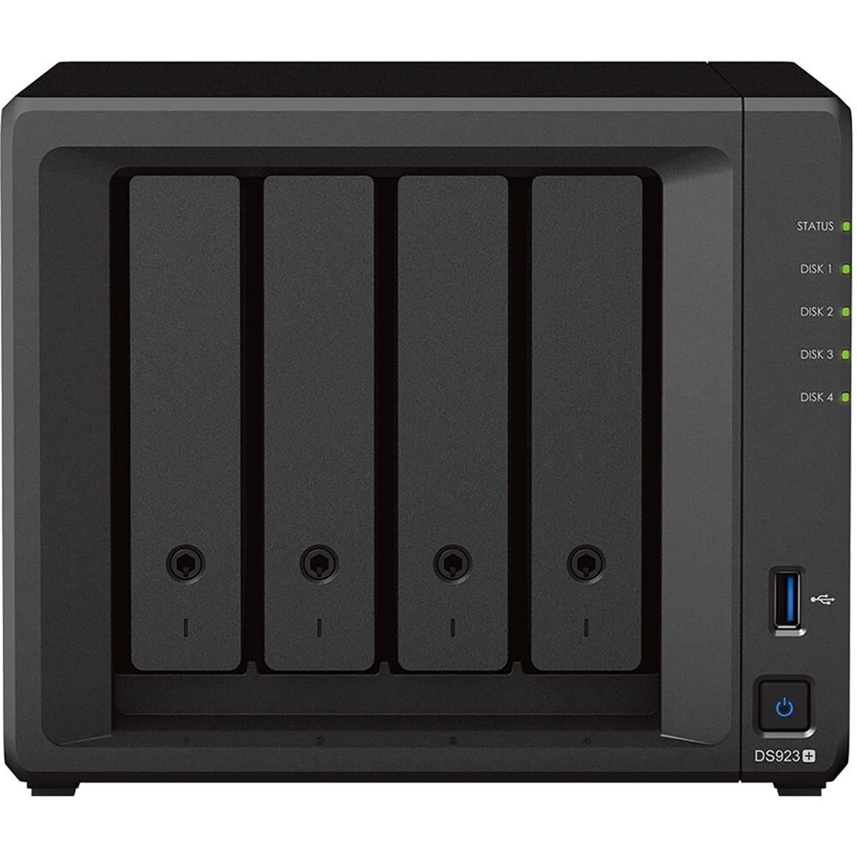 Synology - Diskstation DS923+ 4-Bay NAS Enclosure, Bundle with 4X Ironwolf 4TB SATA III 3.5" 5400 RPM Internal NAS Hard Drive - Serious Techies