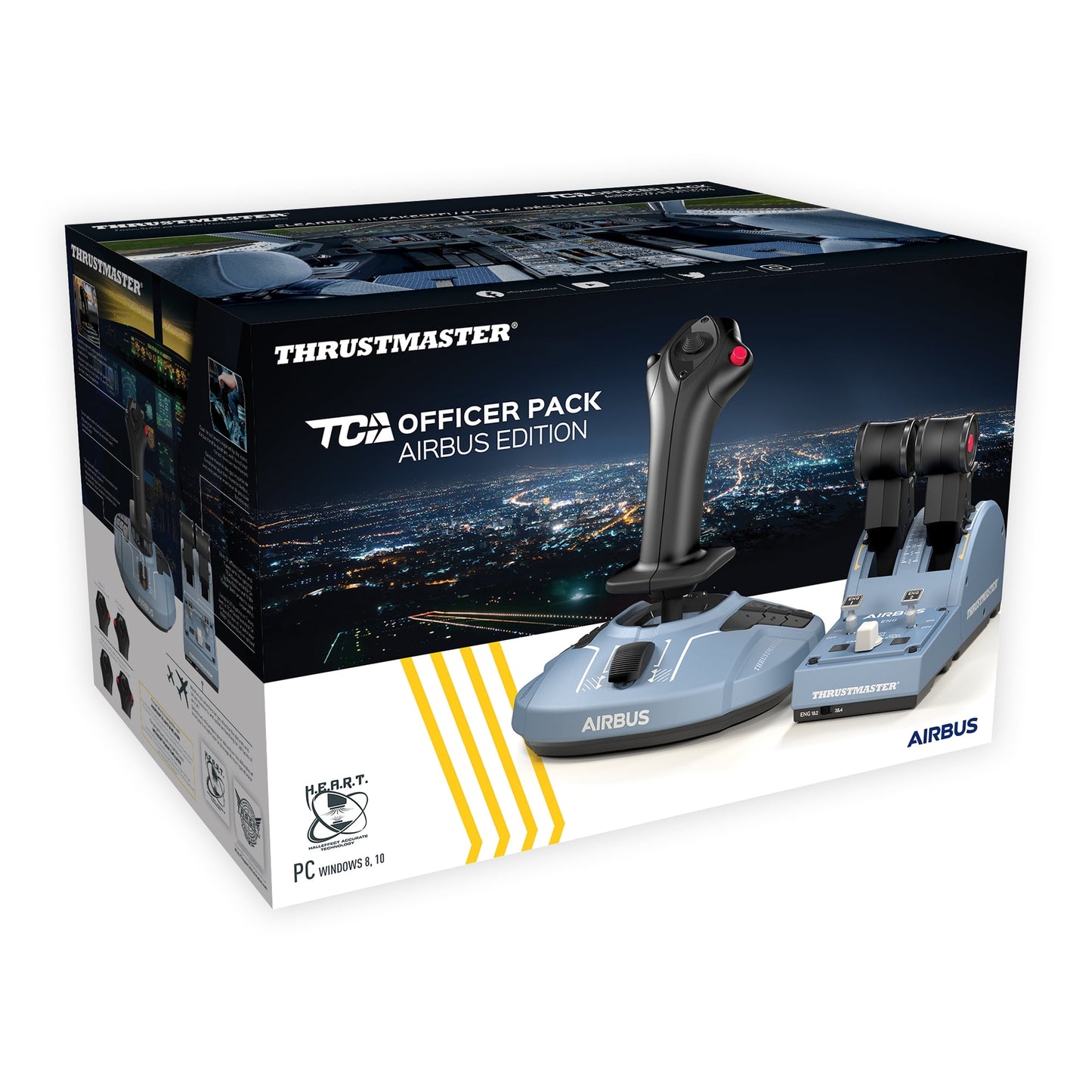 Thrustmaster - TCA Officer Pack Airbus Edition W/ Joystick & Quadrant for PC - Serious Techies