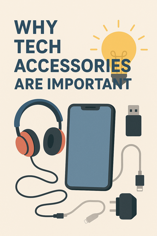 Why tech accessories is so important for a desk setup.