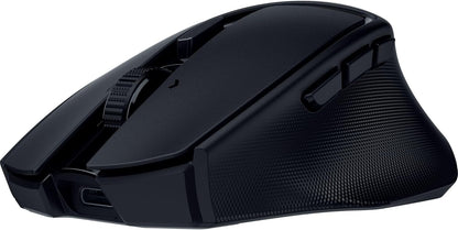 Razer - Basilisk Mobile Portable Ergonomic Wireless Gaming Mouse: 10 Programmable Controls Hyperscroll - Optical Switches Gen-3 - Long Battery Life - AI Prompt - 2.4 Ghz, Bluetooth, USB C - Serious Techies - Serious Techies, LLC