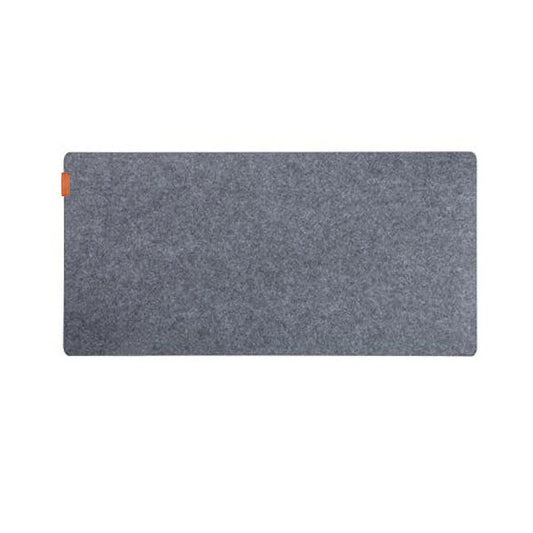 Desky - Cork/Felt Desk Pad - Large 35.4X11.8 Inches / Light Gray - Serious Techies