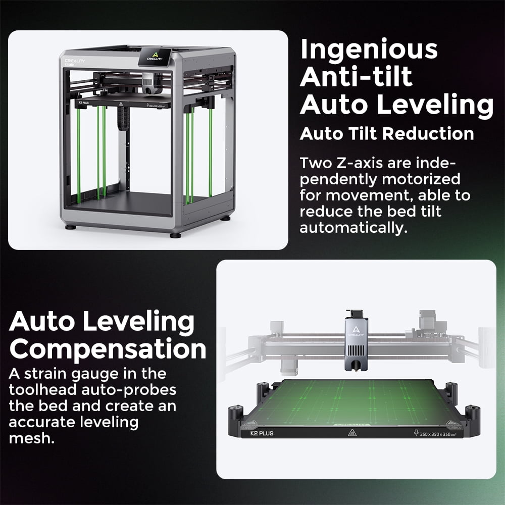 Creality - K2 plus Combo 3D Printer, Multi Color 3D Printing with CFS, 600Mm/S Print Speed,Max Build Capacity 13.78X13.78X13.78 In - Serious Techies